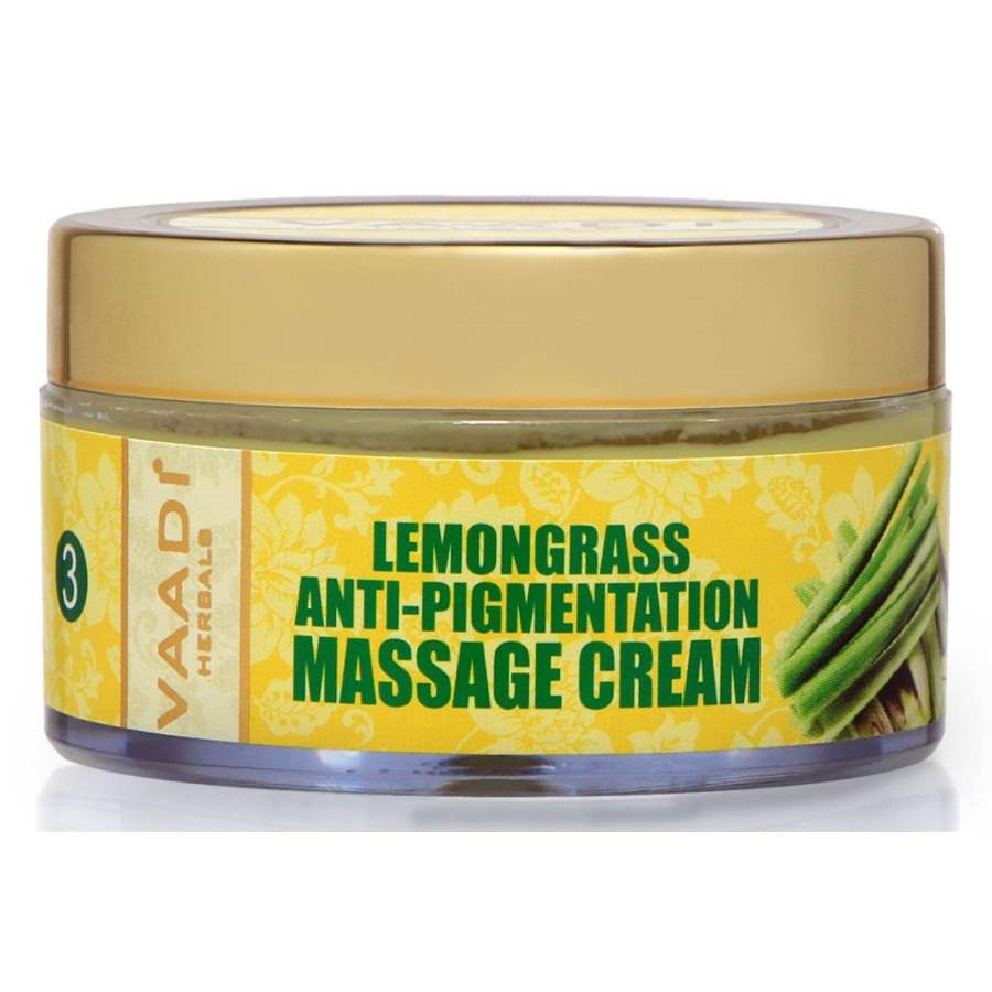 Vaadi Herbals Lemongrass Anti - Pigmentation Massage Cream - 50 GM