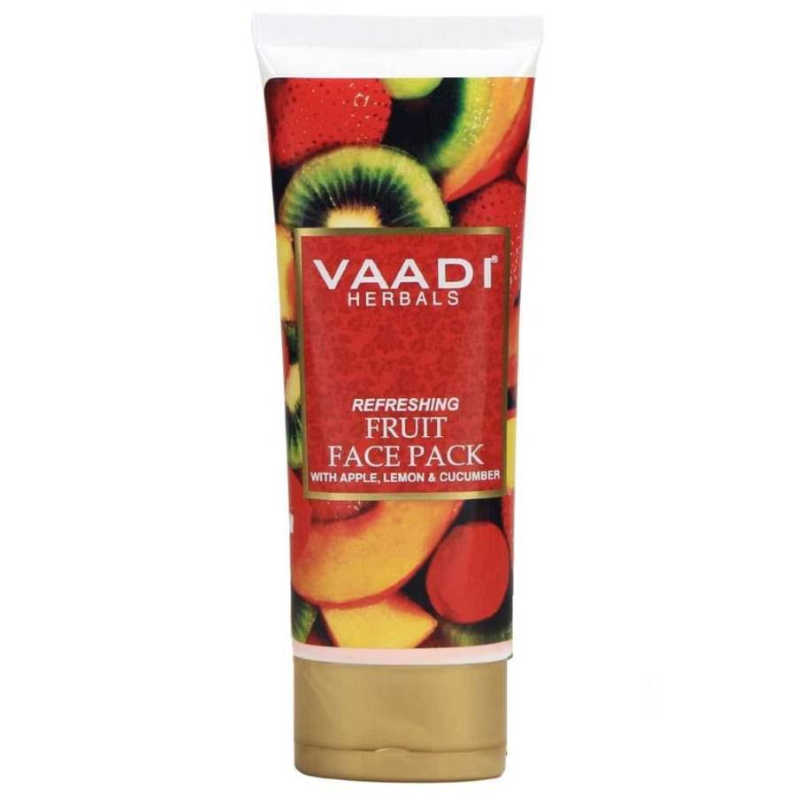 Vaadi Herbals Refreshing Fruit Pack with Apple, Lemon and Cucumber - 120 GM