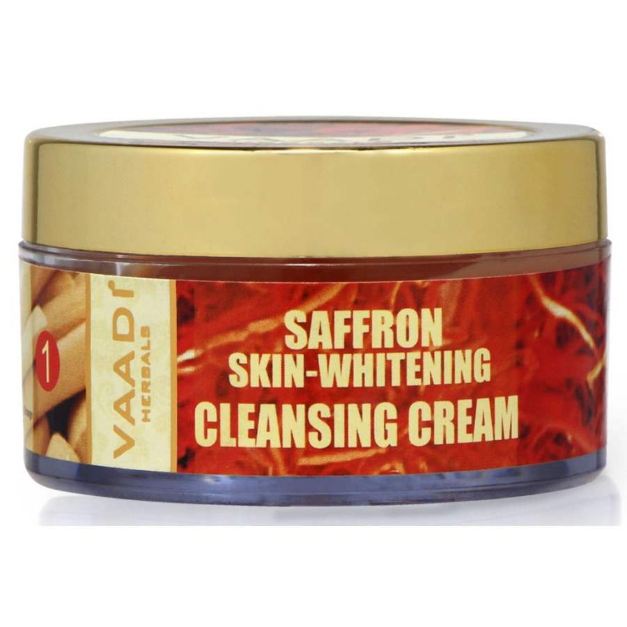 Vaadi Herbals Saffron Skin Whitening Cleansing Cream - 50 GM