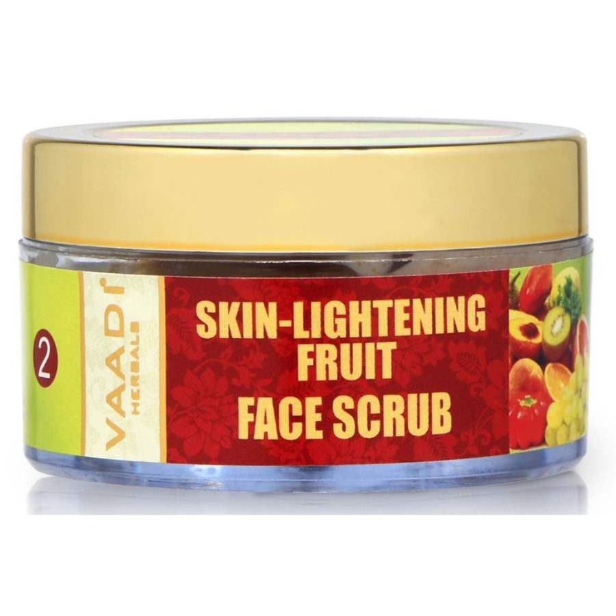 Vaadi Herbals Skin Lightening Fruit Face Scrub - 50 GM