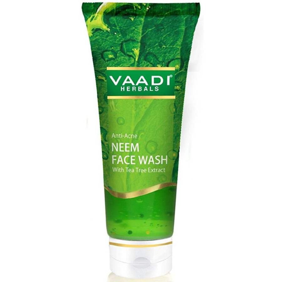 Vaadi Herbals Vaadi Value Anti-Acne Neem Face Wash With Tea Tree Extract - 240 ML (4 * 60 ML)