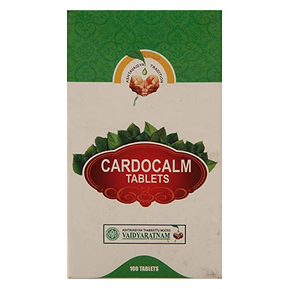 Vaidyaratnam Cardocalm Tablets - 100 Nos