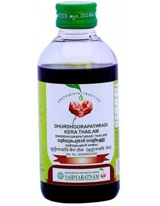 Vaidyaratnam Dhurdhoorapathradi Kera Thailam - 200 ml