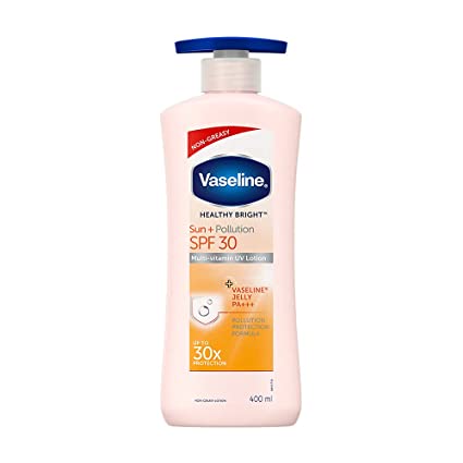 Vaseline Healthy Bright Sun + Pollution Protection Lotion - 400 ml