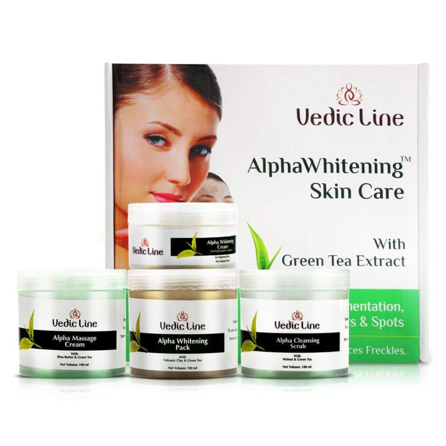 Vedic Line Alpha Whitening Facial Kit ( Small ) - 1 Kit (350 ML)