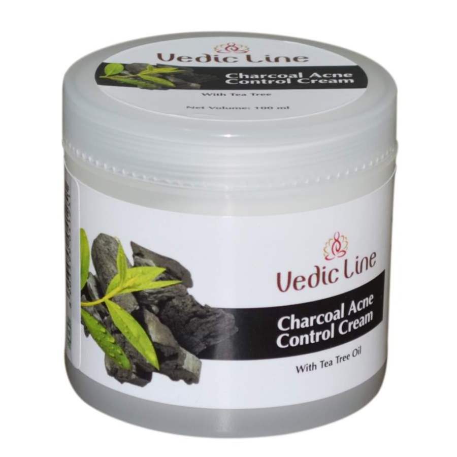 Vedic Line Charcoal Acne Control Cream - 100 ML