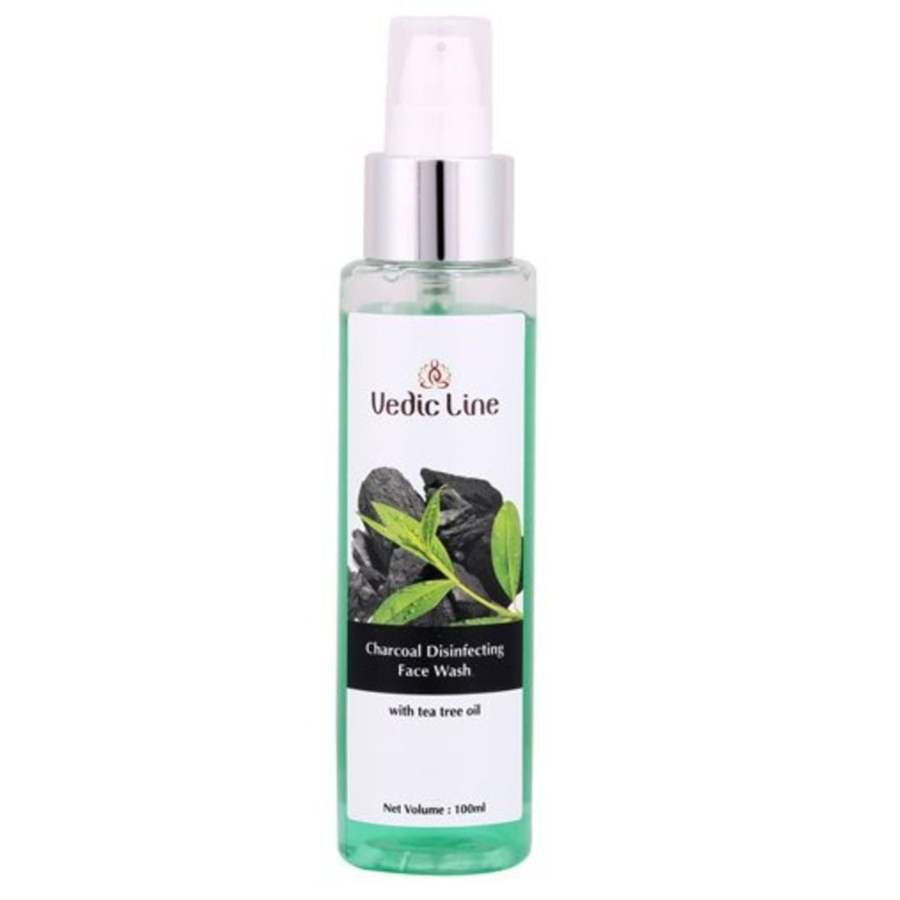 Vedic Line Charcoal Disinfecting Face Wash - 100 ML