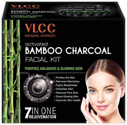 VLCC Activated Bamboo Powder Charcoal Facial Kit - 60 g