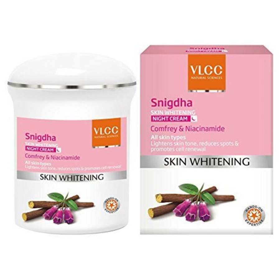 VLCC Snigdha Skin Whitening Night Cream - 50 GM