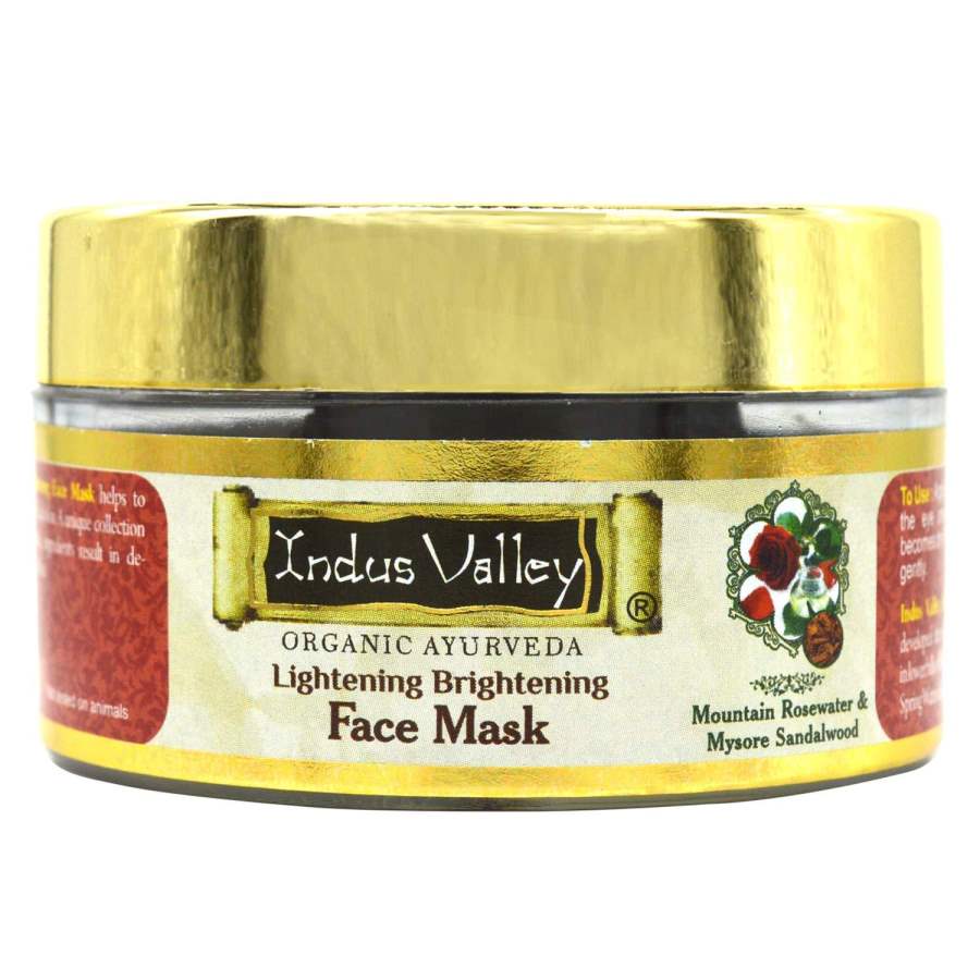 Indus valley Rose & Chandan Face Pack for Glowing Skin - 50 ml