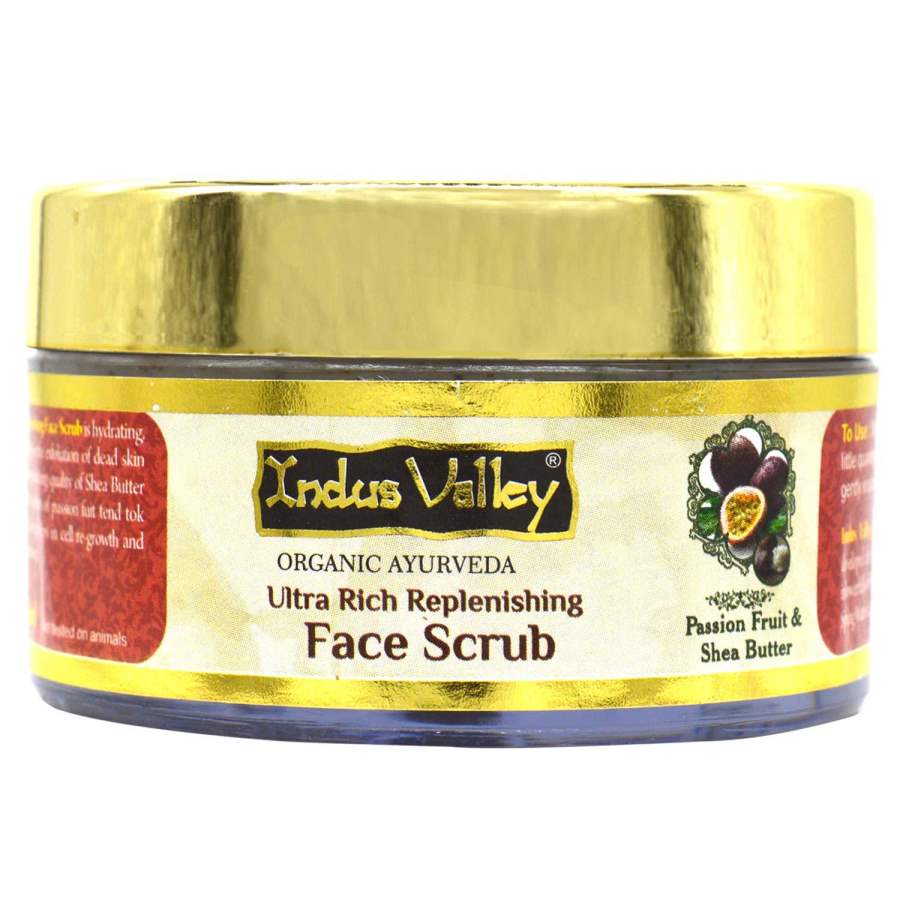 Indus valley Ultra Rich Replenishing Shea Butter Fruit Face Scrub - 50 ml