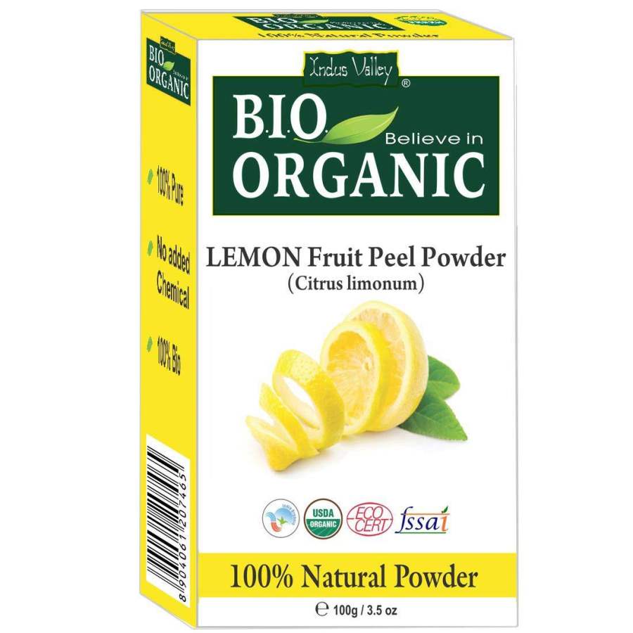 Indus valley Lemon Fruit Peel Face Cleanser Powder - 100 g