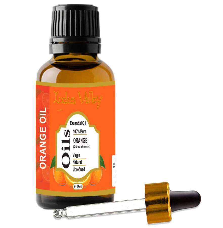 Indus valley Orange Essential Oil for Hair & Face Care - 15 ml