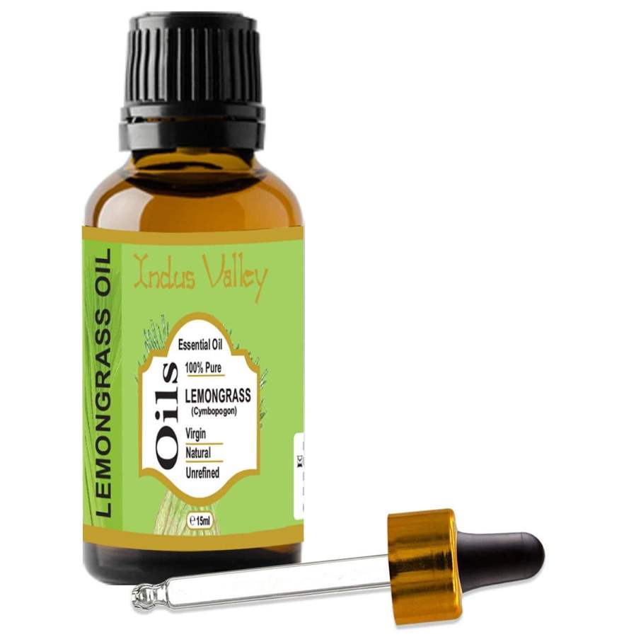Indus valley Lemongrass Essential Oil for Hair & Face Care - 15 ml