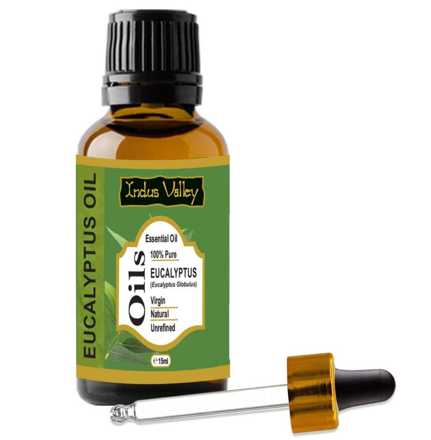 Indus valley Eucalyptus Essential Oil for Hair & Face Care - 15 ml