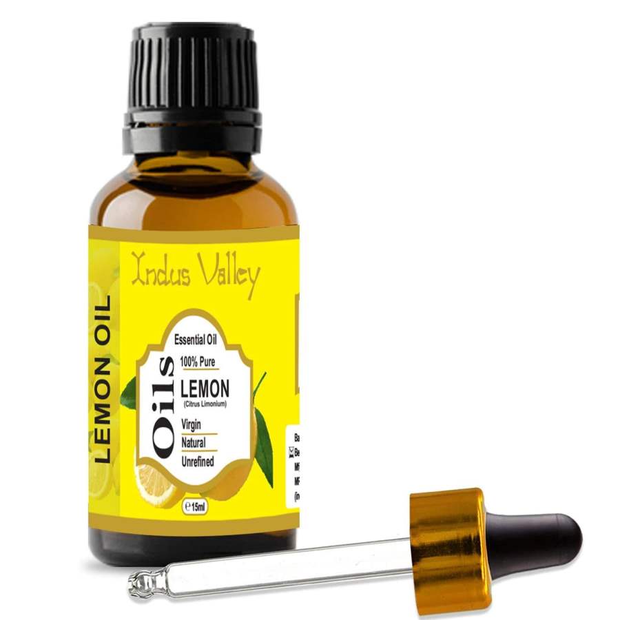 Indus valley Lemon Essential Oil for Hair & Face Care - 15 ml