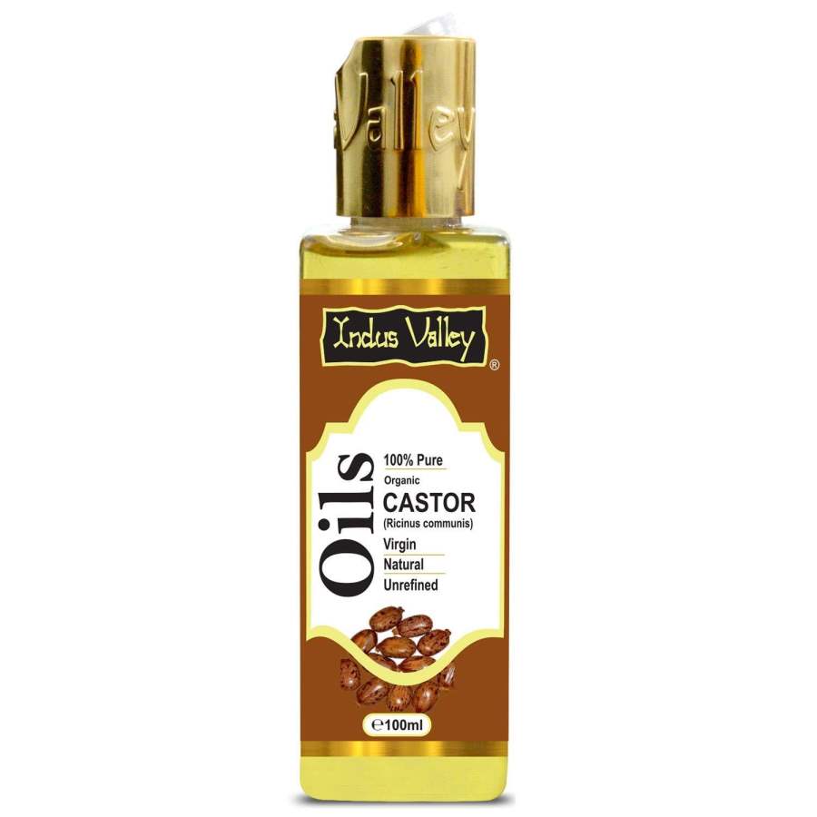 Indus valley Carrier Oil- Natural, Virgin, unrefined & Cold Pressed Castor Oil - 100 ml