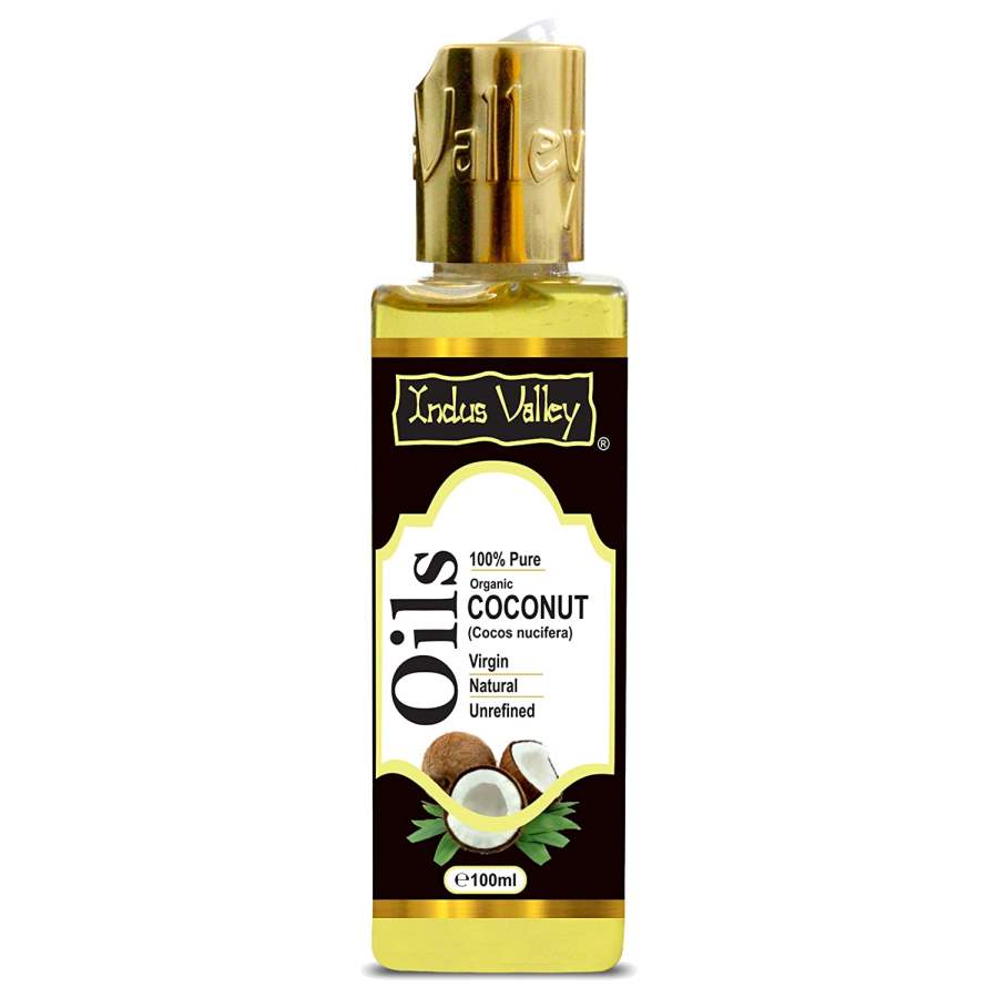 Indus valley Coconut Carrier Oil 100% Pure Natural & Undiluted Oil - 100 ml