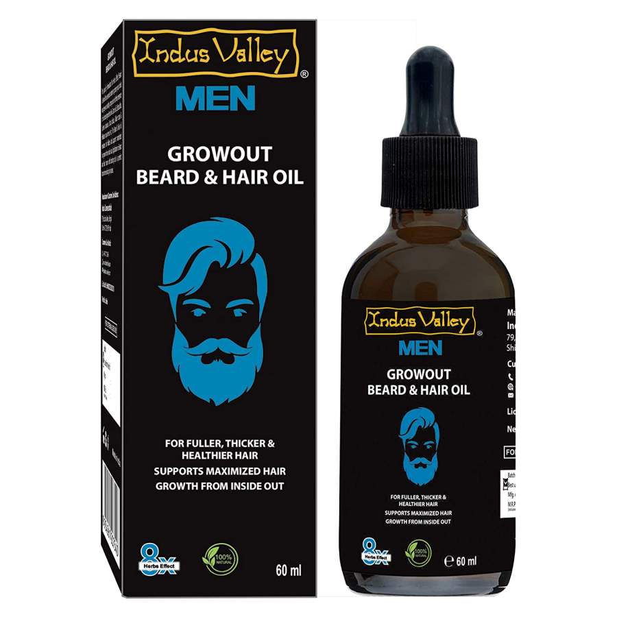 Indus valley Mens Beard Oil for Smooth Beared - 60 ml
