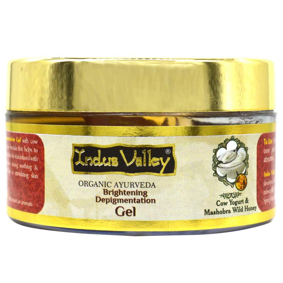 Indus valley Cow Yogurt & Honey Skin Lightening & Brightening Depigentation Gel - 50 ml