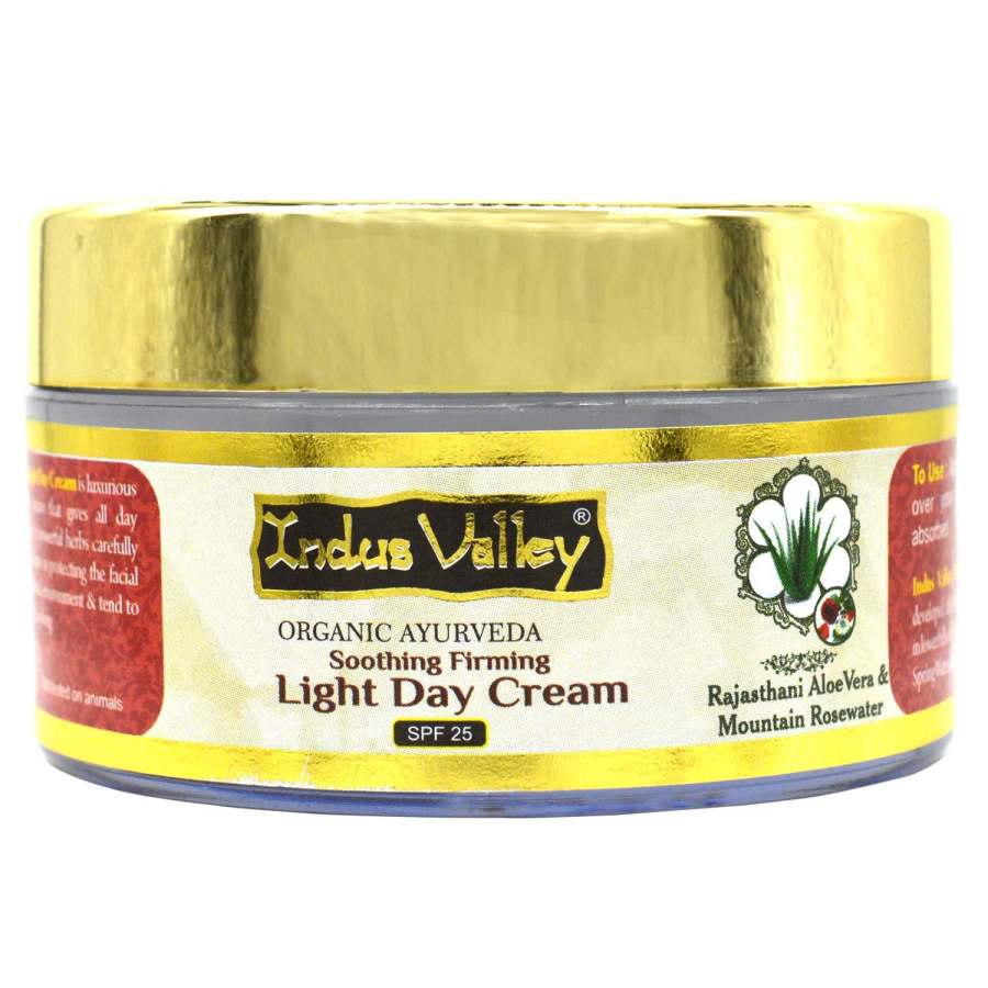 Indus valley Rajasthani Aloe Mountain Rose Soothing & Firming Light Day Cream - 50 ml