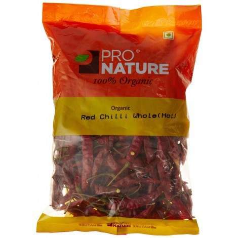 Pro nature Red Chilli Whole Hot - 100 GM