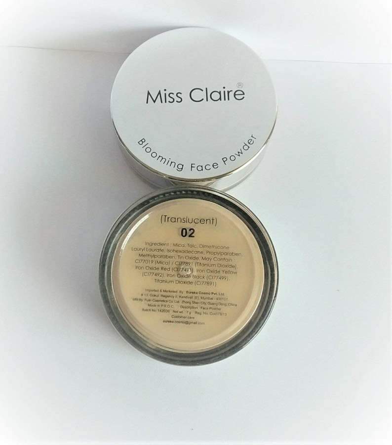 Miss Claire Blooming Face Powder Translucent 02, Beige - 7 g