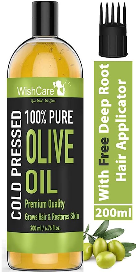 Wishcare 100% Pure Premium Cold Pressed Olive Oil - 200 ml