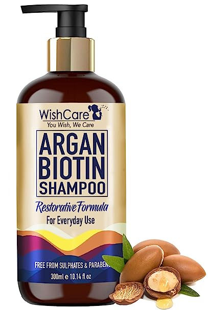 Wishcare Argan Oil Biotin Shampoo - 300 ml