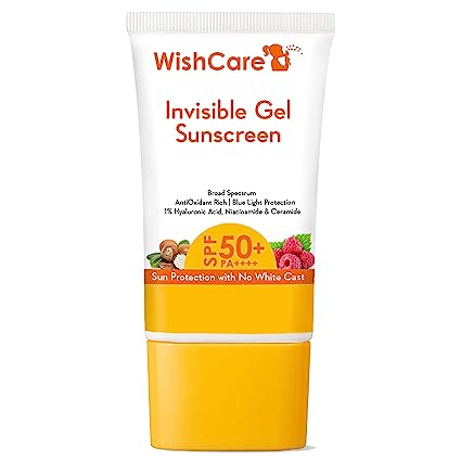 Wishcare Invisible Gel Sunscreen SPF 50+ Pa++++ - 50 g