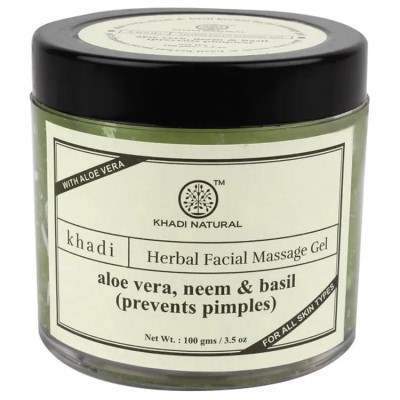 Khadi Natural Aloe vera Neem & Basil Face Massage Gel - 100 GM