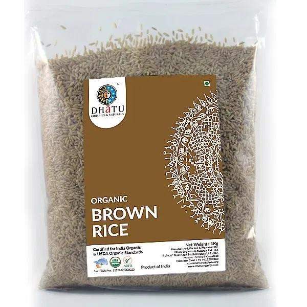 Dhatu Organics Brown Rice Sonamasoori - 100 GM