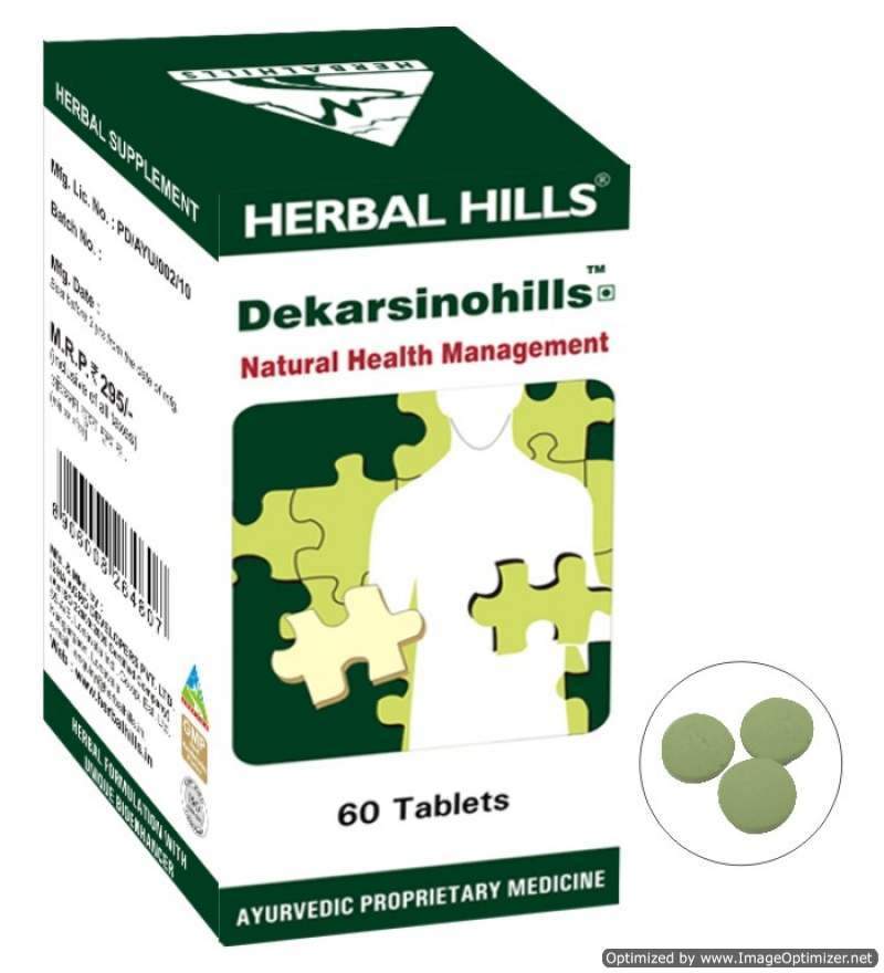 Herbal Hills Dekarsinohills Tablets - 60 Tabs