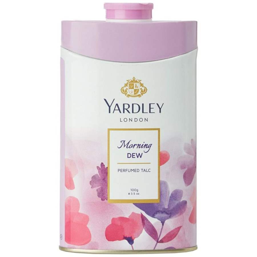 Yardley London - Morning Dew Perfumed Talc for Women - 100 GM