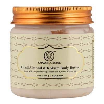 Khadi Natural Almond & Kokum Body Butter - 100 GM