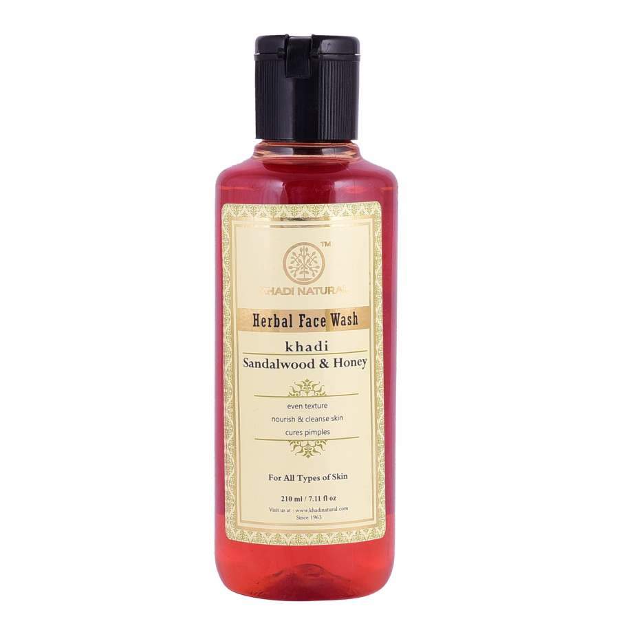 Khadi Natural Sandalwood and Honey Face Wash - 210 ML