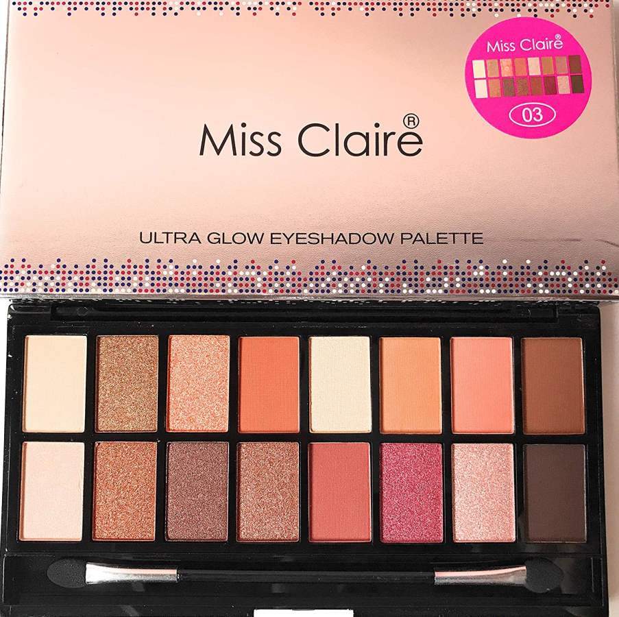 Miss Claire Ultra Glow Eyeshadow Palette 3, Multi - 16 g